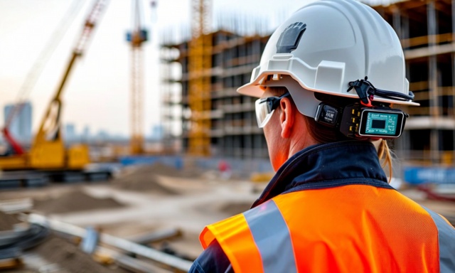 Fall detection via hard hat sensor